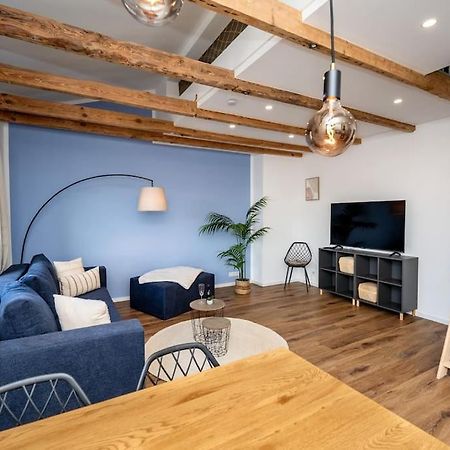 Moderne Maisonette Wohnung Im Fluesseviertel Brema Exterior foto